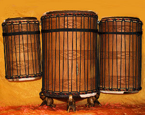 Djembe-Art-Basstrommel-Ständer