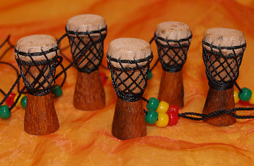 Djembé Art Schmuck Trommel