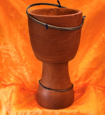 Djembe Trommel Bausatz, Lenke Holz, von Djembé Art