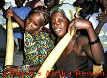 African Woman Percussion