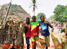 Dorf in Guinea Afrika