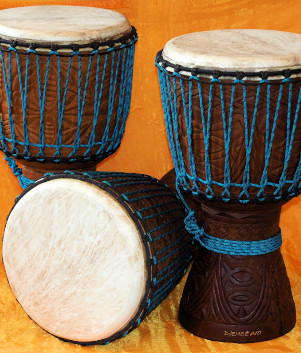 Solo Djembe Trommel der Mittelklasse