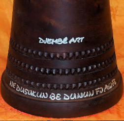 Djembé Art Trommel Fell Bemalung