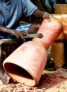 Drum making in Africa